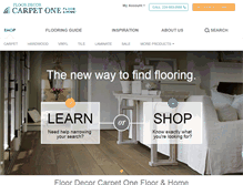 Tablet Screenshot of floordecorcarpetonelindenhurst.com
